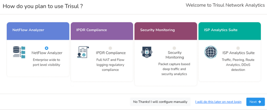 TRISUL PRODUCT MODE SELECTOR