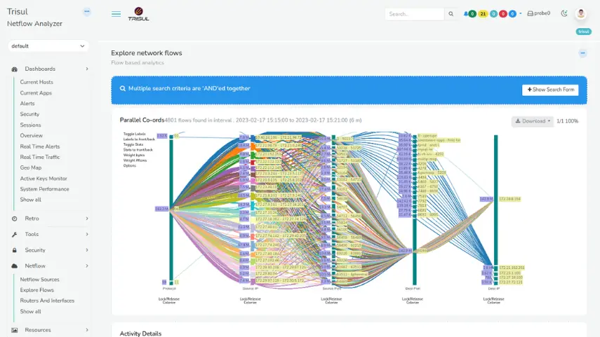Explore Flows - Trisul Explore Flows - Trisul